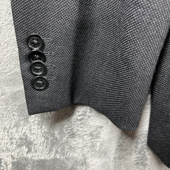 Harry Rosen Italian Wool Blazer 42L Made in Italy 💯% Virgin Wool Classic Luxury - Picture 4 of 9